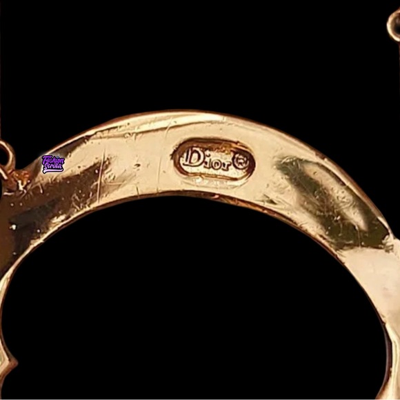 Vintage Christian Dior Flaming โDโ Logo runway XL Logo Bracelet by John Galliano - Picture 5 of 16